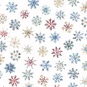White Snowflake Dance Fabric - Actual Image.webp