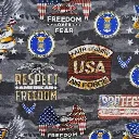 Black Air Force (Camo) Fabric - Actual Image.webp