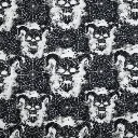 Black Constellation Skull Fabric - Actual Image.webp