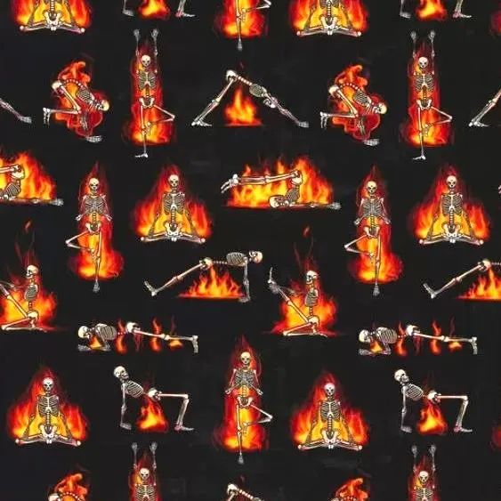 Black Hot Yoga Fabric - Actual Image.webp