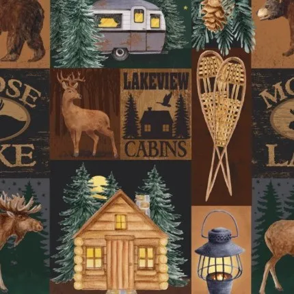 Brown Moose Lake Fabric - Actual Image.webp