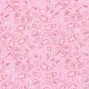 Pink Paisley Bandana (Light) Fabric - Actual Image.webp