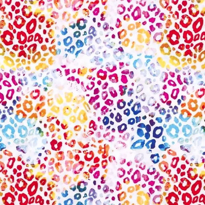 White Rainbow Leopard Fabric - Actual Image.webp