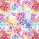 White Rainbow Leopard Fabric - Actual Image.webp