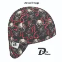 Black Snake Skull Welding Cap
