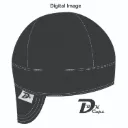 Black Fancy Welding Cap
