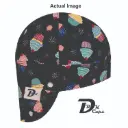 Black Cup Cake Tossed Welding Cap