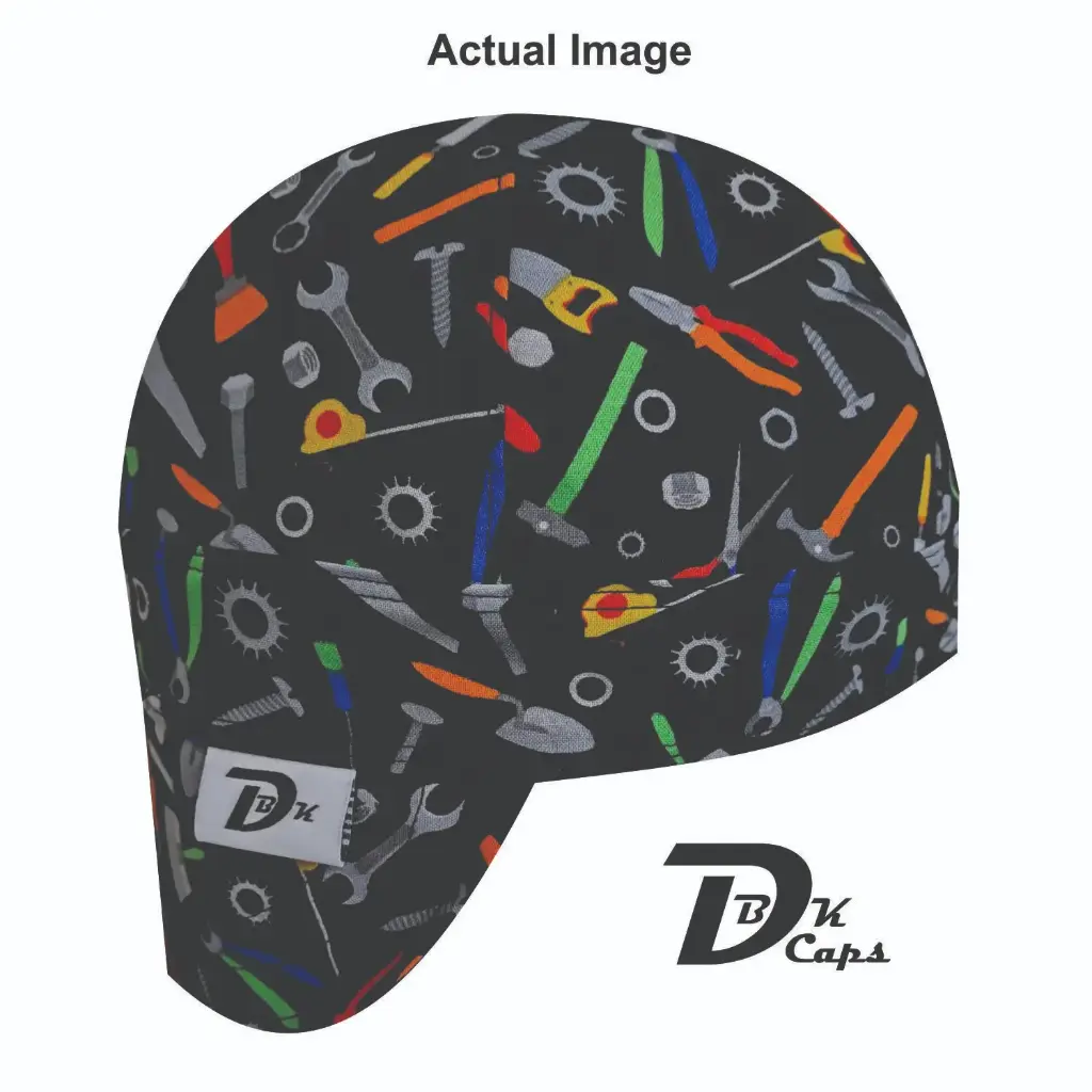 Black Construction Tool Welding Cap (6 3/8", Black Liner, No, 7" Standard Length)