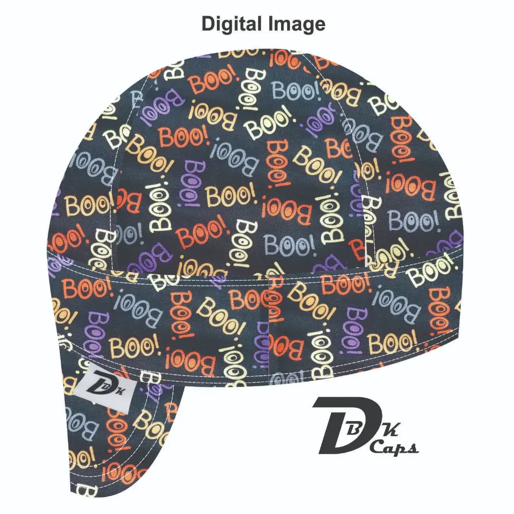 Black Boo! Welding Cap