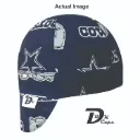Blue Dallas Cowboy Helmet Welding Cap