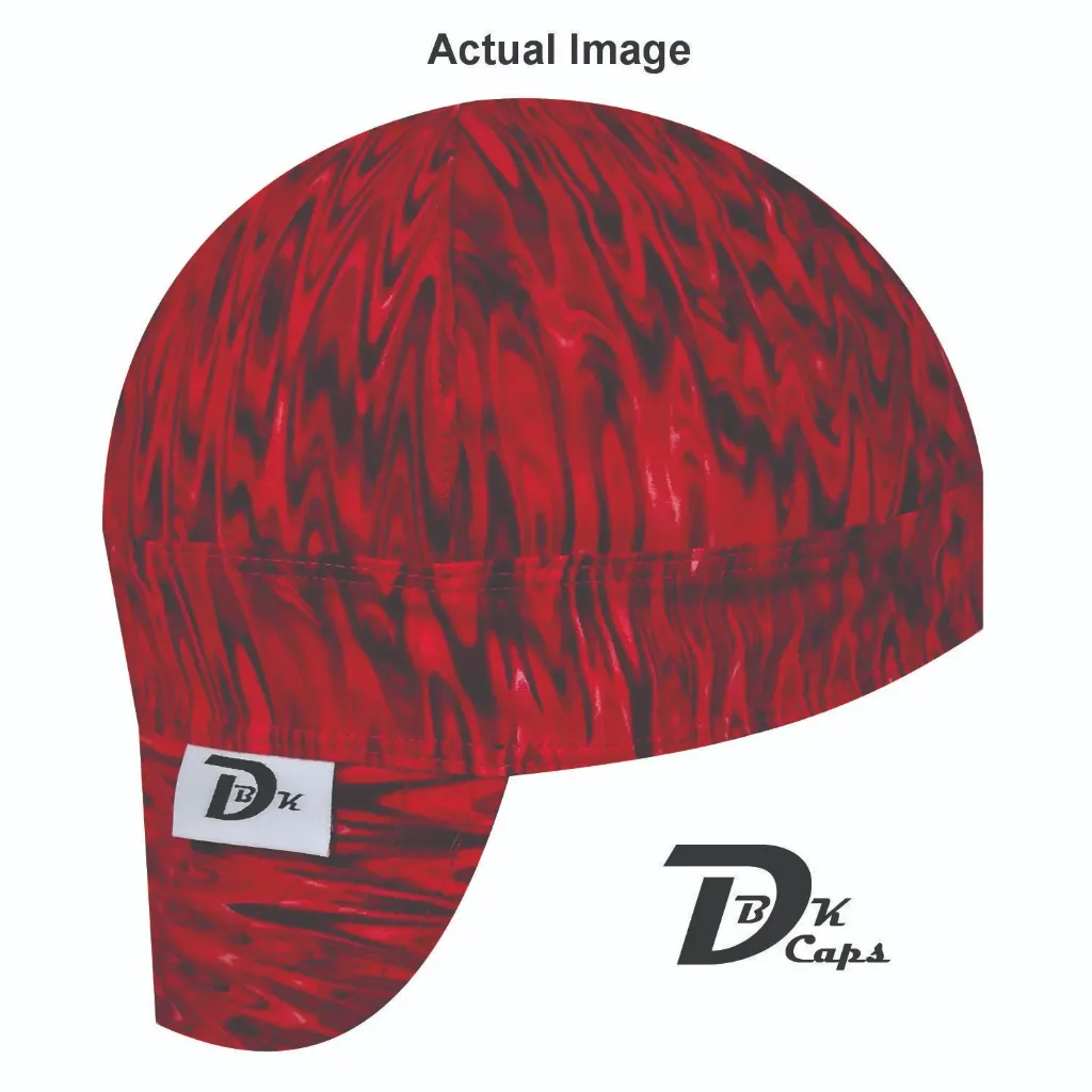 Red Ripple (Dark) Welding Cap