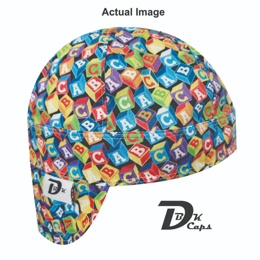 Black ABC Block Welding Cap (6 3/8", Black Liner, No, 7" Standard Length)