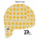 Yellow Sunflower Circle Welding Cap