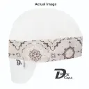 White Solid Gray Bandana (Light) Welding Cap