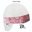 White Solid Pink Bandana (Light) Band Welding Cap