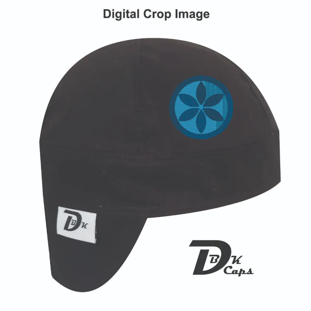 Zelda Water Spirit Embroidery Welding Cap (6 3/8", Black, No, 7" Standard Length)