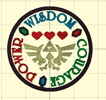 Zelda Hyrule Patch Embroidery Welding Cap