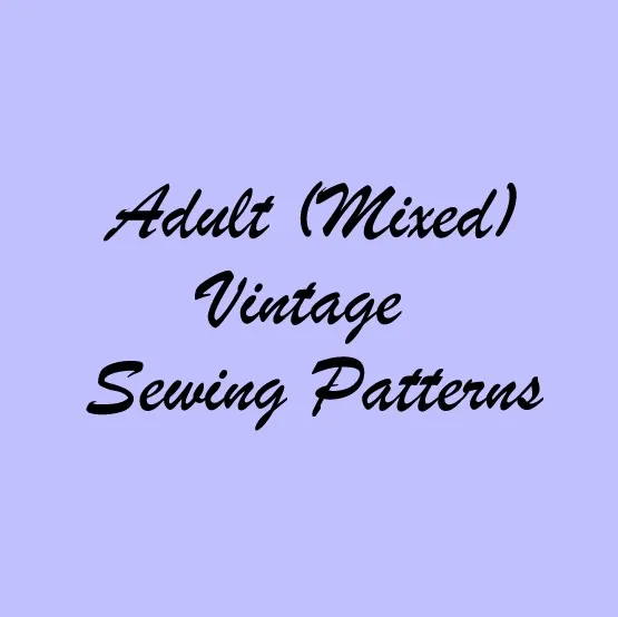 Adult (Mixed) Vintage Pattern
