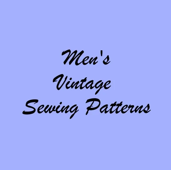 Men's Vintage Patterns
