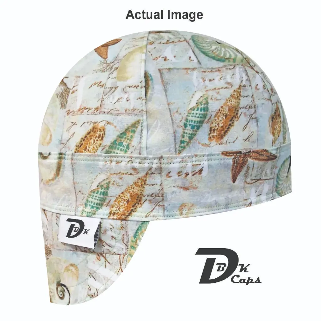 Green Sea Creature Welding Cap (6 3/8", Black Liner, No, 7" Standard Length)