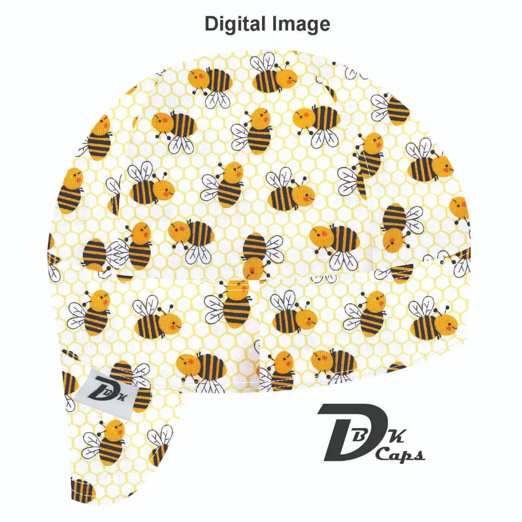 Yellow Honeybee Welding Cap