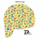 Yellow Happy Bugs Welding Cap