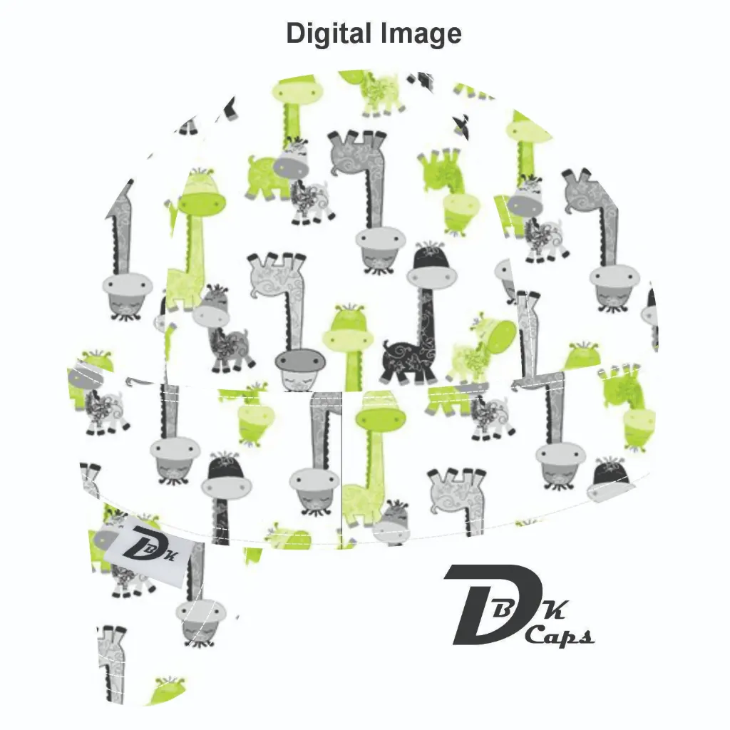 Green Giraffe Welding Cap