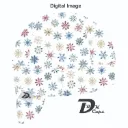 White Snowflake Dance Welding Cap