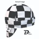 Black Check Welding Cap
