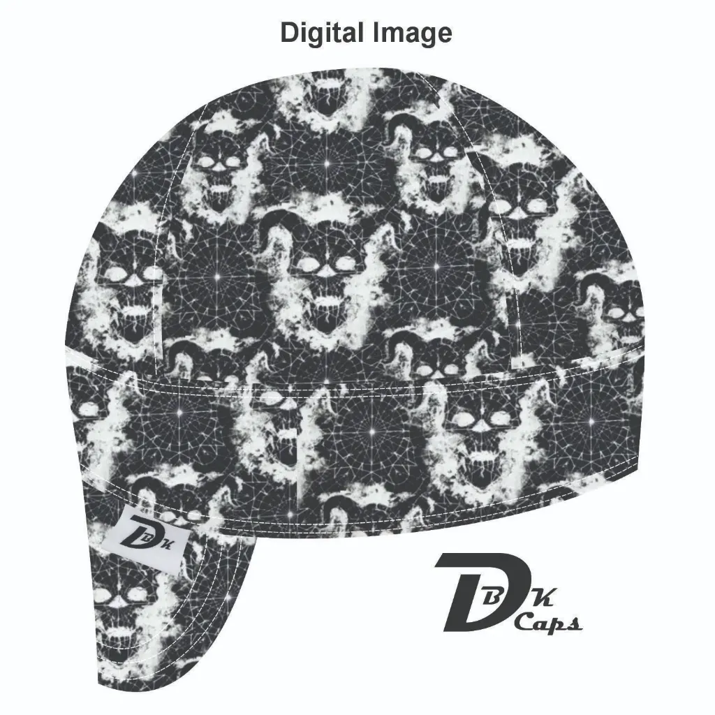 Black Constellation Skull Welding Cap