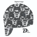 Black Constellation Skull Welding Cap