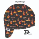 Black Hot Yoga Welding Cap