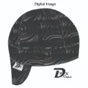 Black Organic Swirl Welding Cap