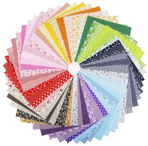 Colored Quilt Charm Pack Bundle Fabric