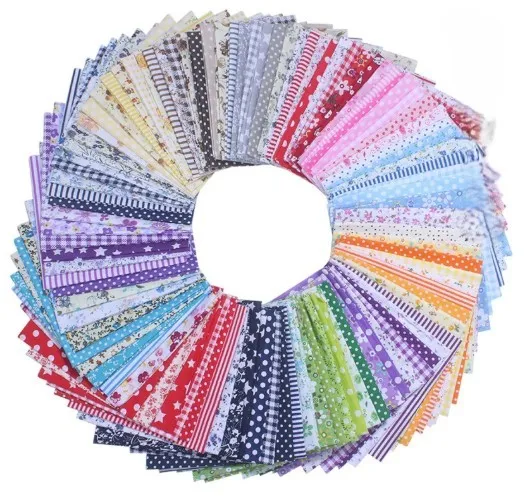 Colored Quilting Charm Pack Bundle Fabric