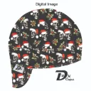 Black Skull Santa Welding Cap