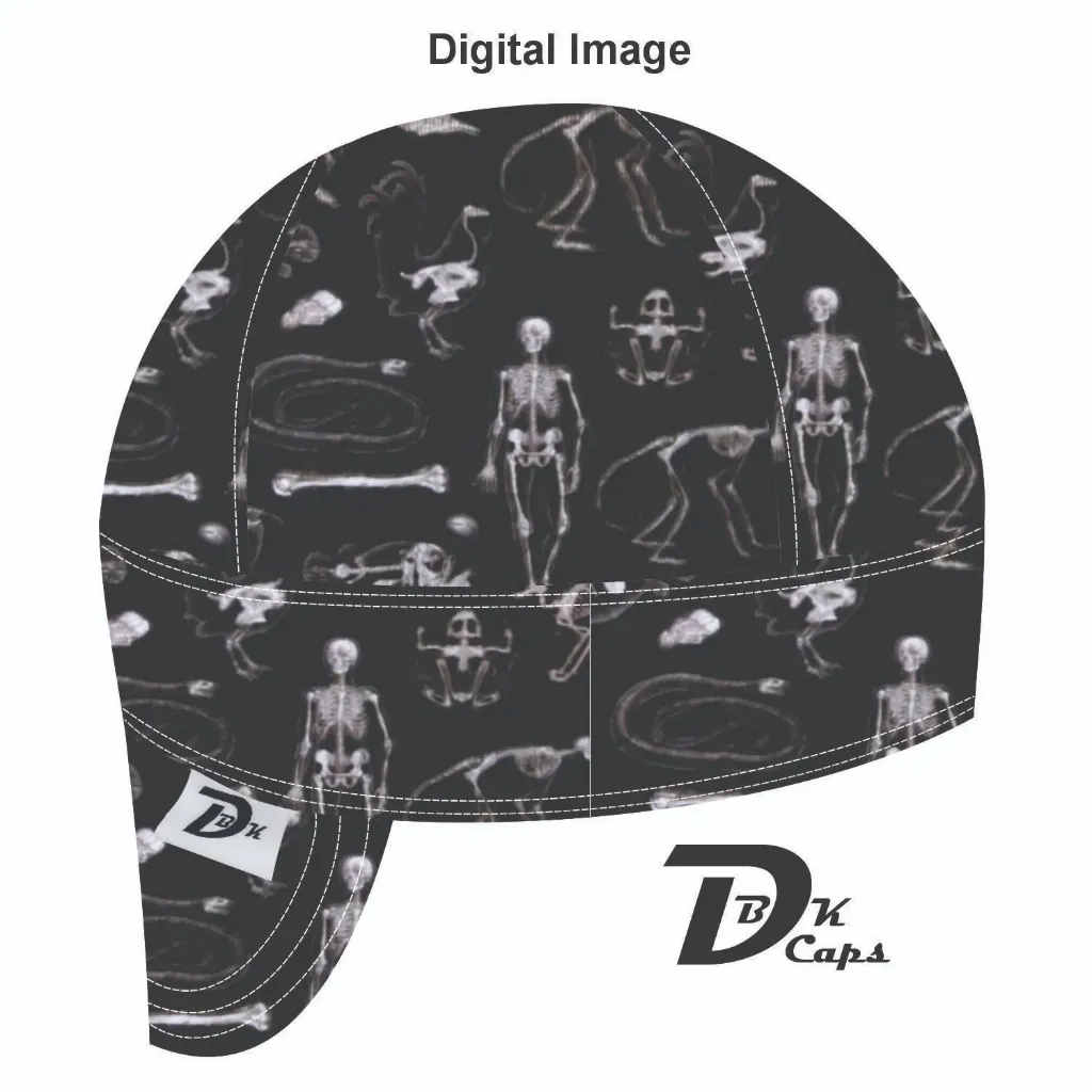 Black Xray Skeleton Welding Cap