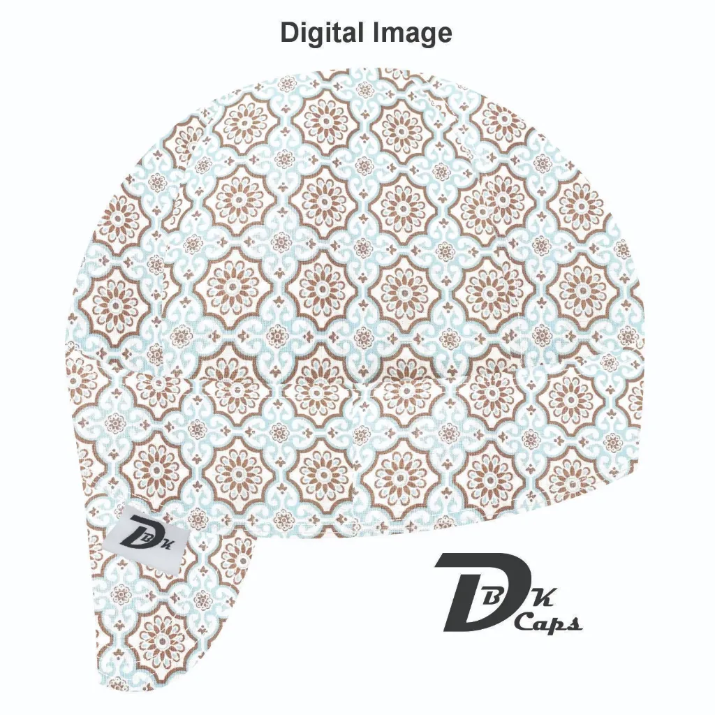 Blue Blossom Welding Cap (6 3/8", Black Liner, No, 7" Standard Length)