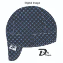 Blue Daisy Trellis Welding Cap
