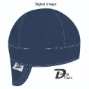 Blue Geometric Mark (Dark) Welding Cap