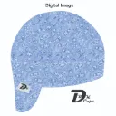 Blue Paisley Bandana (Light) Welding Cap