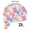 White Rainbow Leopard Welding Cap