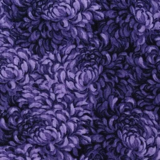Purple Petal Packed Fabric