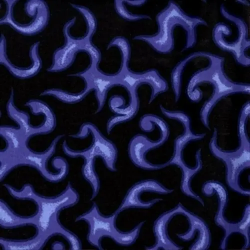 Purple Flame Fabric (1/4 Yard (9" x WOF))