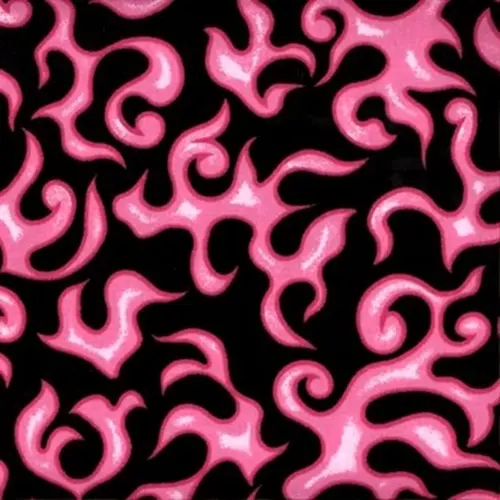 Pink Flame Fabric (1/4 Yard (9" x WOF))