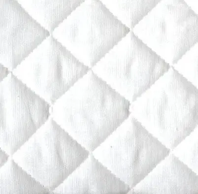 White Solid Pre-Quilted Fabric