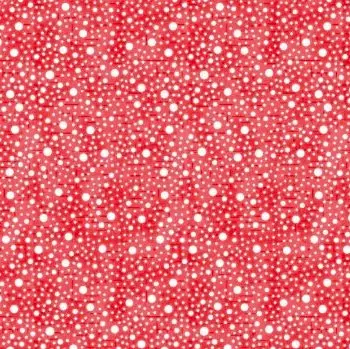Red Sprinkle (Dark) Fabric (1/4 Yard (9" x WOF))