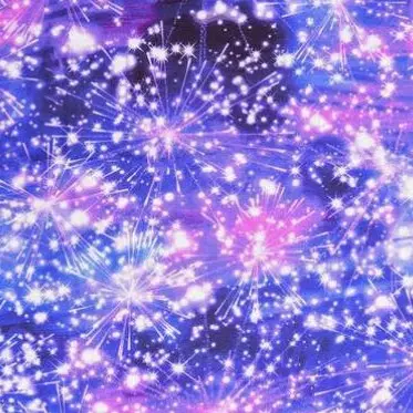 Purple Night Sky Fabric