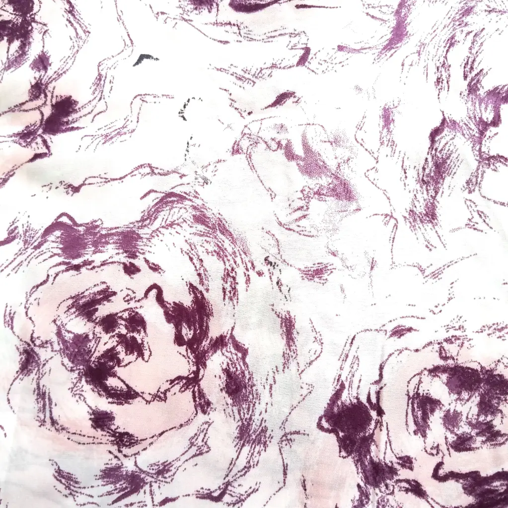 Purple Swirl Satin Fabric (1/4 Yard (9" x WOF))