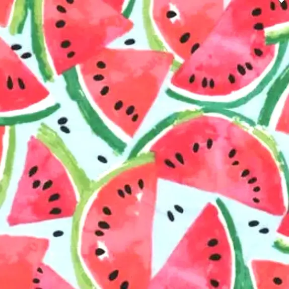 Pink Watermelon Fabric